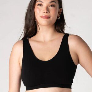 *New Terrera Seamless Bamboo Bralette Size Large in Black
